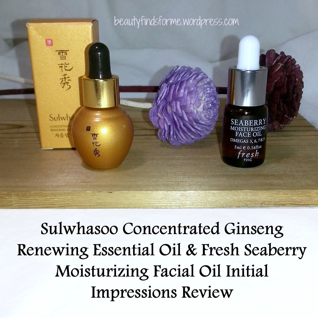 Sulwhasoo Concentrated Ginseng Renewing Essential Oil & Fresh Seaberry